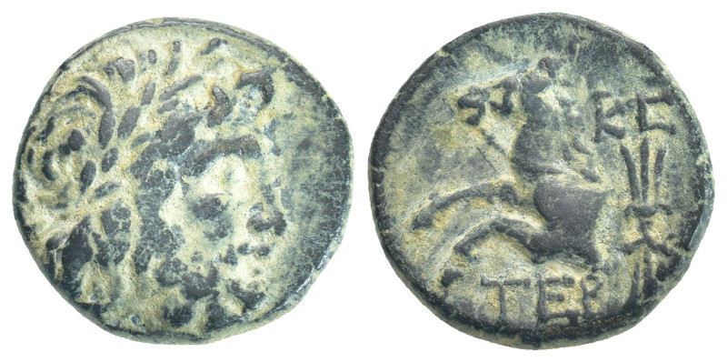 PISIDIA, Termessos (Circa 40/39 BC) AE Bronze (17mm, 5,1 g) Obv: Laureate head o...