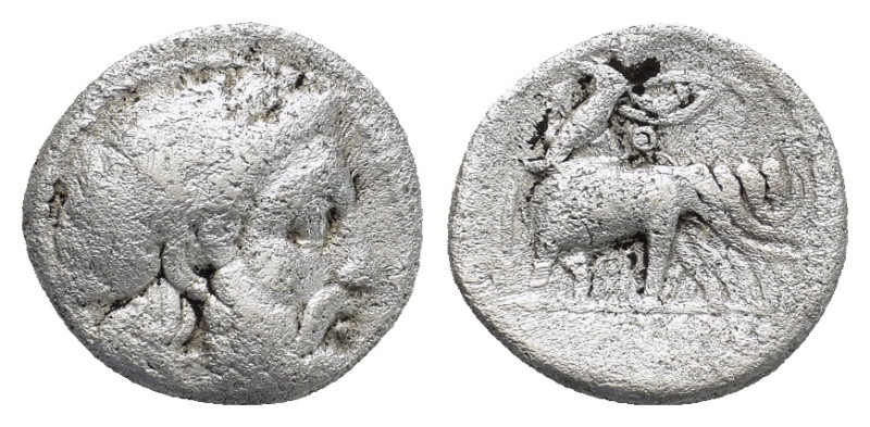 SELEUKID EMPIRE. Seleukos I Nikator. 312-281 BC. AR Drachm (16mm, 3.8 g). Struck...