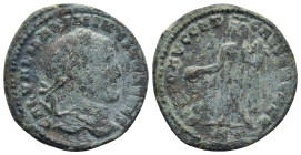 Maximinus II, as Caesar, 305-309. AE Follis (27mm, 9,5 g) Cyzicus, circa 309-310. GAL VAL MAXIMINVS NOB C Laureate head of Maximinus II to right. Rev....
