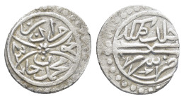 Ottoman Empire. MURAD II, 1421-1451 AD / 824-855 AH. AR, Akce (13mm, 1.1 g)