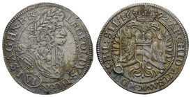 Austria, Holy Roman Empire. AR minors. Leopold I. Includes: AR 6 Kreuzers. (26mm, 3.0 g)