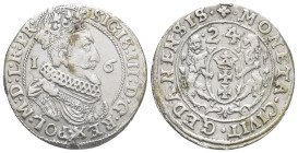 Poland, Danzig, Sigismund III AR Ort (1/4 Taler) 1624 (29mm, 6.7 g)