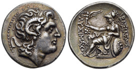 KINGS OF THRACE (Macedonian). Lysimachos (305-281 BC). Tetradrachm (struck circa 297/6-282/1 BC). Lysimacheia.

Obv: Diademed head of the deified Alex...