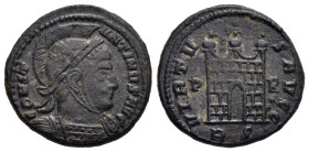 CONSTANTINE I 'THE GREAT' (307/10-337). Follis. Rome.

Obv: CONSTANTINVS AVG.
Helmeted and cuirassed bust right.
Rev: VIRTVS AVGG / P - R // RS.
...
