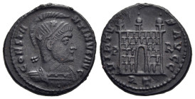 CONSTANTINE I 'THE GREAT' (307/10-337). Follis. Rome.

Obv: CONSTANTINVS AVG.
Helmeted and cuirassed bust right.
Rev: VIRTVS AVGG / P - R // RT.
...