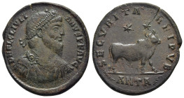 JULIAN II THE PHILOSOPHER (360-363). Ae Double Maiorina. Antioch.

Obv: D N FL CL IVLIANVS P F AVG.
Diademed, draped and cuirassed bust right.
Rev: SE...