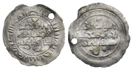 ISLAMIC. Fatimids, al-Mustansir billah, (AH 427-487 / AD 1036-1094), BI Fractional Dirham, Ahxx8, Zabid mint (?).

Condition: Very fine, holed.

Weigh...