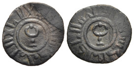 ISLAMIC. Great Seljuq (?), al-Malik Sayf(?), AE Fals, ND, no mint.

Condition: Very fine.

Weight: 1,46 g.
Diameter: 18 mm.