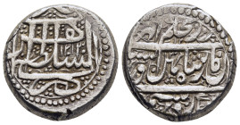 ISLAMIC. Afghanistan. Durrani Shahs, Shah Zaman (AH1207-1215 / AD1793-1800) AR Rupee, AH 1213, Herat mint. 

Condition: Very fine.

Weight: 11,55g.
Di...