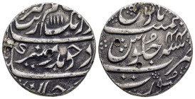 ISLAMIC. India. Mughal, Muhyi al-Din Muhammad Aurangzeb Alamgir, (AH 1068-1118 / AD 1658-1707), AR Rupee, AH1111, Surat mint.

Condition: Very fine.

...