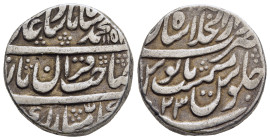 ISLAMIC. India. Mughal, Muhammad Shah (AH 1250-1264 / AD 1834-1848), AR Nazarana Rupee. AH 115x year 23, Dar al-Khilafa Shahjahanabad mint.

Condition...