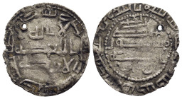 ISLAMIC. The Coinage of Yemen. Abbasid Fractional Dirham, Yemeni Imitation(?).

Condition: Very fine, holed.

Weight: 0,89 g.
Diameter: 20 mm.