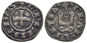 CRUSADER STATES. Frankish Greece. Achaia. Guillaume de Villehardouin (1246-1278). Denier Tournois. Glarenza (modern Kyllini in Elis).

Obv: Cross patt...