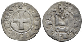CRUSADER STATES. Frankish Greece. Achaia. Guillaume de Villehardouin (1246-1278). Denier Tournois. Glarenza (modern Kyllini in Elis).

Obv: Cross patt...