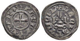 CRUSADER STATES. Frankish Greece. Achaia. Philippe de Tarente (1307-1313). Denier Tournois. Glarenza (modern Kyllini in Elis).

Obv: Cross pattée.
Rev...