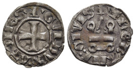 CRUSADER STATES. Frankish Greece. Duchy of Athens. Gui II de La Roche (1287-1308). Denier Tournois. 

Obv: Cross pattée.
Rev: Châtel tournois.

Baker ...