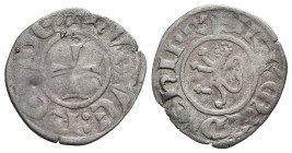 CRUSADER STATES. Kingdom of Cyprus. Hugh IV (1324-1359). Denier.

Obv: Cross pattée. 
Rev: Lion rampant left.

CCS 75a.

Condition: Very fine.

Weight...