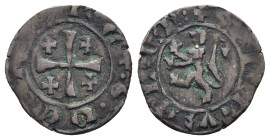 CRUSADER STATES. Kingdom of Cyprus. Anonymous, possibly struck by Janus (1398-1432) or Jean II (1432-1458). Denier.

Obv: Jerusalem cross.
Rev: Lion r...
