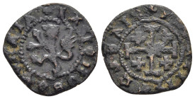 CRUSADER STATES. Kingdom of Cyprus. James II (1460-1473). Cu Sezin.

Obv: Jerusalem cross.
Rev: Lion rampant left.

CCS 164-167; Metcalf 811.

Conditi...
