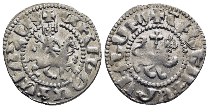 CILICIAN ARMENIA. Royal. Oshin. (1308-1320). Takvorin. Sis mint. 

Obv: Oshin on...