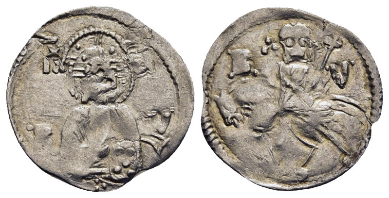 SERBIA. Stefan Uroš V (1355-1371). Dinar.

Obv: IC - XC / R - V.
Facing bust ...