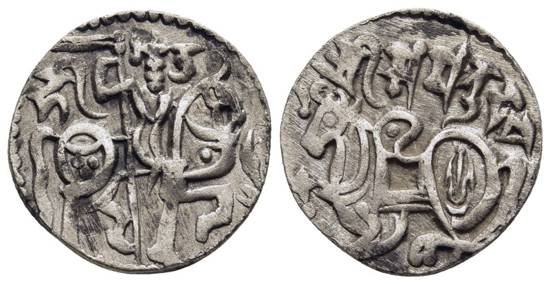 INDIA. Hindu Shahis. Semanta Deva. Jital. Kabul mint ( circa 850-1000). Type 15....