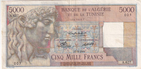 Algeria, 5.000 Francs, 1950, UNC, p109