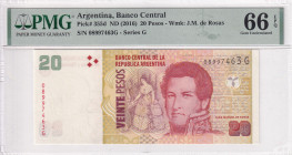 Argentina, 20 Pesos, 2016, UNC, p355d