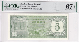 Aruba, 5 Florin, 1986, UNC, p1