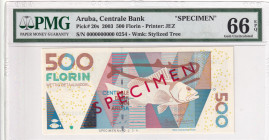 Aruba, 500 Florin, 2003, UNC, p20s, SPECIMEN