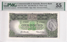 Australia, 1 Pound, 1961/1965, AUNC, p34a
