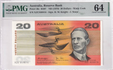 Australia, 20 Dollars, 1979, UNC, p46c