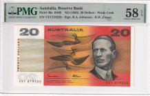 Australia, 20 Dollars, 1985, AUNC, p46e