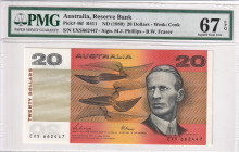Australia, 20 Dollars, 1989, UNC, p46f
