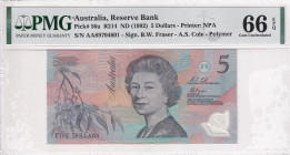 Australia, 5 Dollars, 1992, UNC, p50a