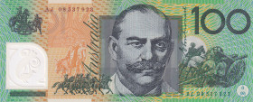 Australia, 100 Dollars, 2010, UNC, p61b