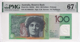 Australia, 100 Dollars, 2014, UNC, p61e