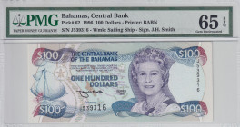 Bahamas, 100 Dollars, 1996, UNC, p62