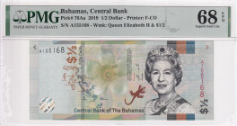 Bahamas, 1/2 Dollar, 2019, UNC, p76Aa