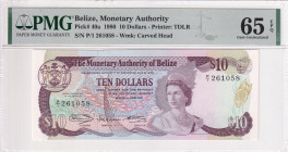 Belize, 10 Dollars, 1980, UNC, p40a