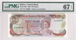 Belize, 20 Dollars, 1986, UNC, p49a