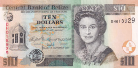 Belize, 10 Dollars, 2007, UNC, p68c