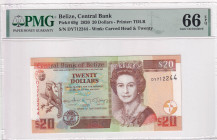 Belize, 20 Dollars, 2020, UNC, p69g