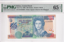 Belize, 100 Dollars, 2003, UNC, p71a