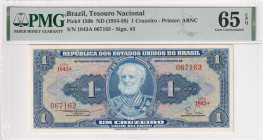 Brazil, 1 Cruzeiro, 1954/1958, UNC, p150b