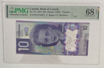 Canada, 10 Dollars, 2018, UNC, p77c
