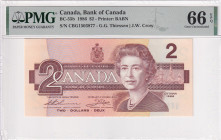 Canada, 2 Dollars, 1986, UNC, p94b