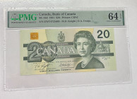Canada, 20 Dollars, 1991, UNC, p97d