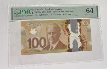 Canada, 100 Dollars, 2011, UNC, p110