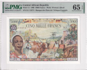 Central African Republic, 5.000 Francs, 1980, UNC, p11